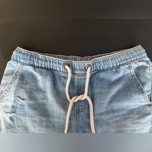 Light Wash Jean Shorts